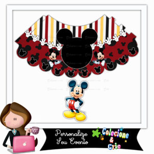 Abajur / Cúpula Personalizada Mickey