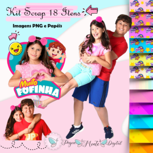 Kit Scrap Maria Clara e JP